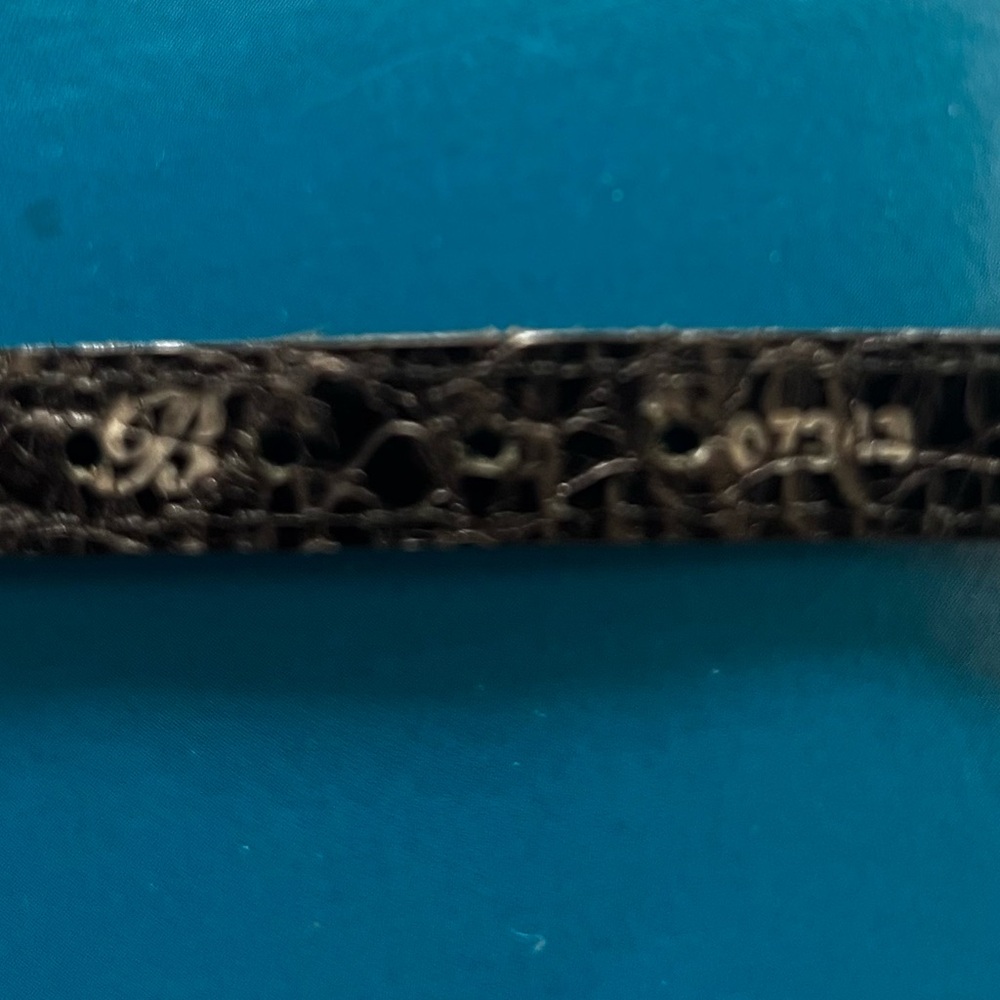 Brighton Leather And Silver Buckle Bracelet 07343 - Picture 4 of 7